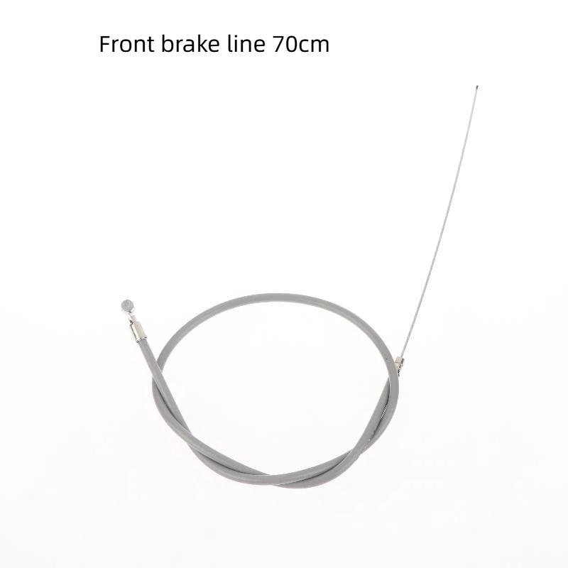 Bicycle Brake Cable Set with Metal Wire Core Easy Installation Front and Rear Tubes 1/2pcs for Enhanced Cycling Safety