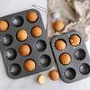 Steel Muffin Mold Shell Shape Muffin Cup Mug 3D Bread Cake Baking Pan Kitchen Area Cooking Supplies Cake Decorating Tools