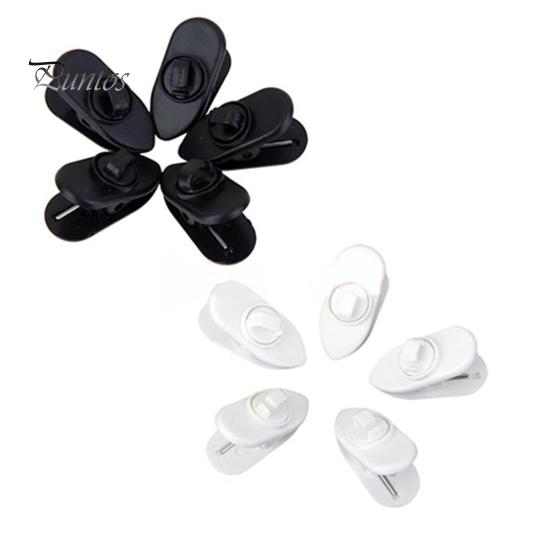 10 Stück drehbarer Clip für Kabel am Revers-Lavaliermikrofon-Kopfhörer