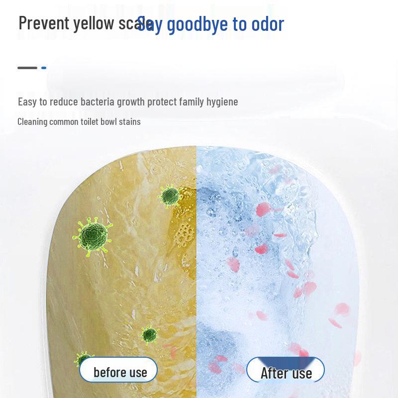 Fragrant Double Action Blue Bubble Toilet Bowl Cleaner