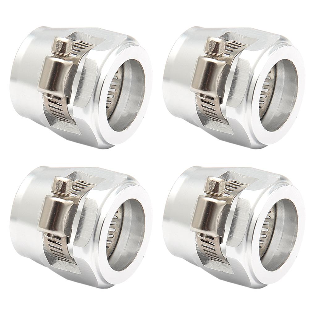 

4-компонентний алюмінієвий шестигранний фіксатор шланга - Легкий в установці та міцний фінішер кінця шланга Потужний an4.4pcs