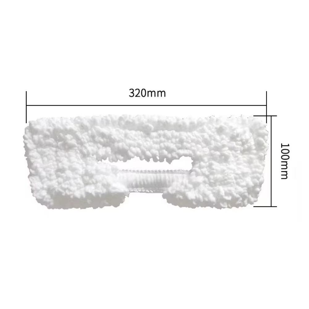 4PCS Universal Replacement Mop Pads Pack 32x10cm Pocket Flat Mop Refills Washable Microfiber Cleaning Cloth for Floor Dusting