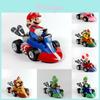 Super Mario Collection Prinsesse Peach Tilbagekaldningsbil Legetøj Med Udsøgt Pvc Figur Til Børn