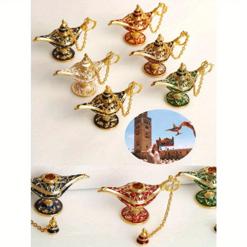 1pc Magical Wishing Lamp, Vintage Palace Decor, Suitable For Home, Living Room, Home Decor, Theme Party Decor, Scene Decor, Holiday Decor