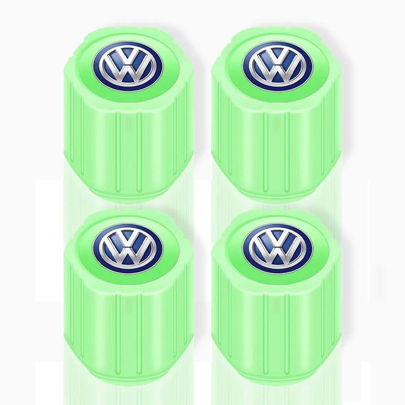 

Fluorescent Car Stem Caps Tire Valves Caps Stem Cover For Volkswagen Sagitar GTI Passat R-Line Jetta R Scirocco Tiguan Golf Bora