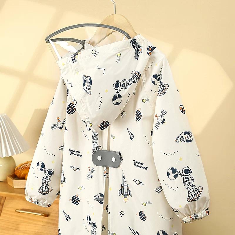 Children's Raincoat for Girls and Boys, Rainproof for Heavy Rain, 2026 Kindergarten Baby Rain Poncho, for Primary School Students to Use for School