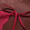 Sexy Thongs Fine Lingerie Adjustable And Detachable Waist Belt Lace Women Sexy Low Waist Perspective Super Comfortable Bow Lingerie