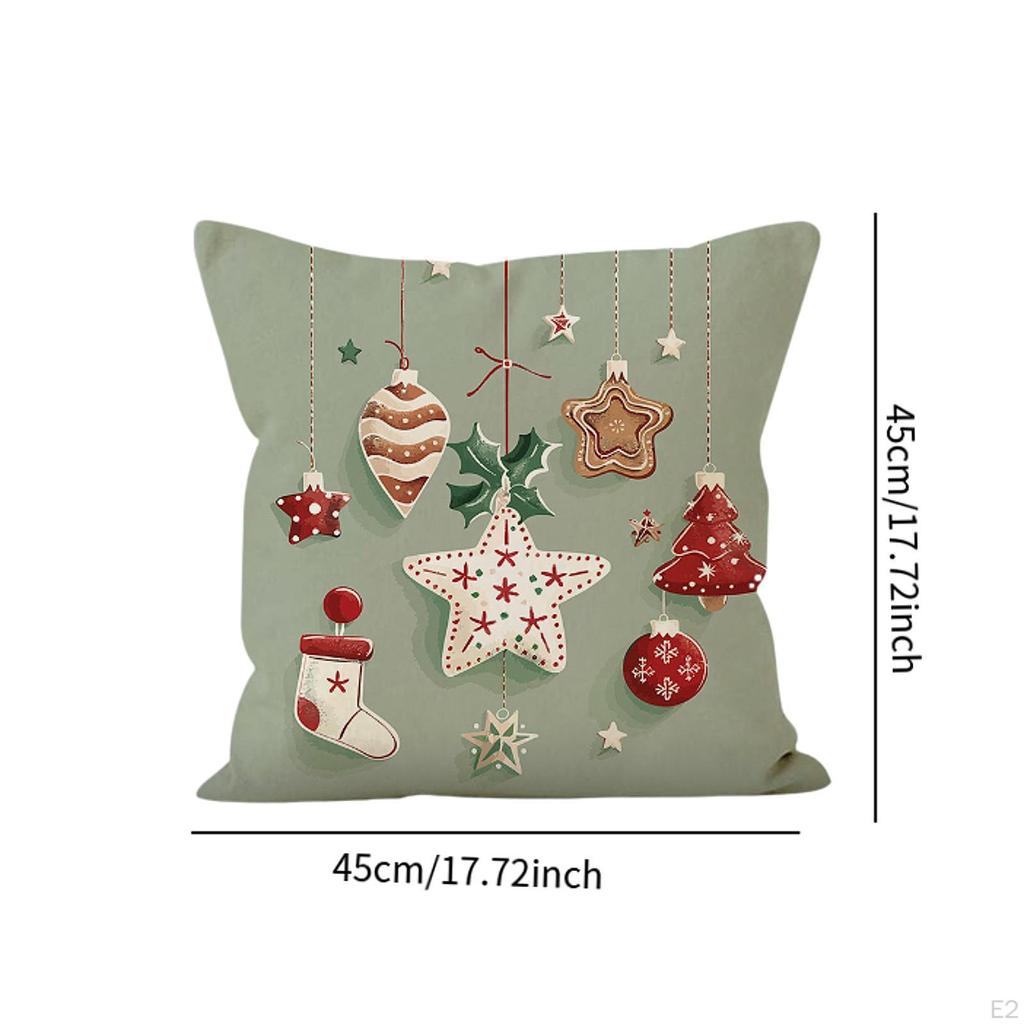 Christmas Decorative Pillow Cover for Home Use, Cushion Case Winter