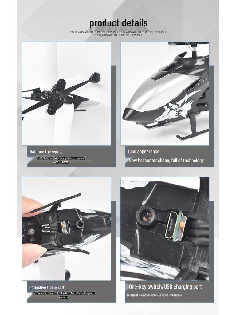 Dual-Mode Gesture-Control Shark Helicopter Drone