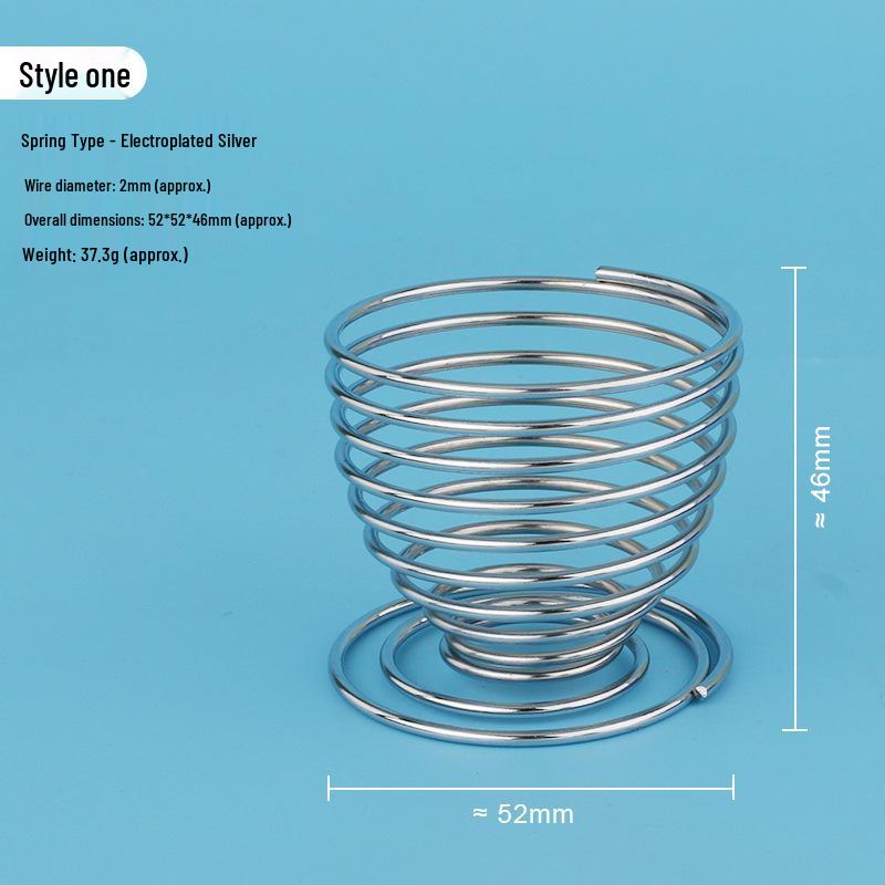 Metal Makeup Sponge Holder - Spring Drying Rack for Cosmetic Puffs