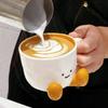 Hand Pinch Feet Ceramic Coffee Cup,Creative Ceramic High-value Mug,Beverage Cup, Milk Cups,Gift for Girlfriends Drinkware