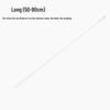 Telescopic No-Punch Hanging Clothes and Shower Curtain Rod