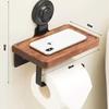 Handun Walnut Wall-Mounted Toilet Paper Holder