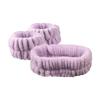 1/2/3pcs Bow Headband Wristband Set Towel Elastic Soft Washing Face Shower Make Up Yoga Sports Skincare Headband For Women Girls
