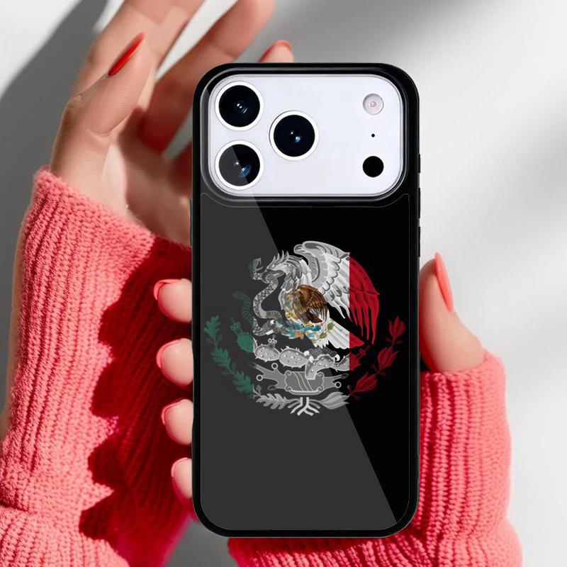 Mexico Flag Phone Case for iPhone 17 Air 16e 15 14 13 Pro Max Back Cover for 12 11 Pro Coque