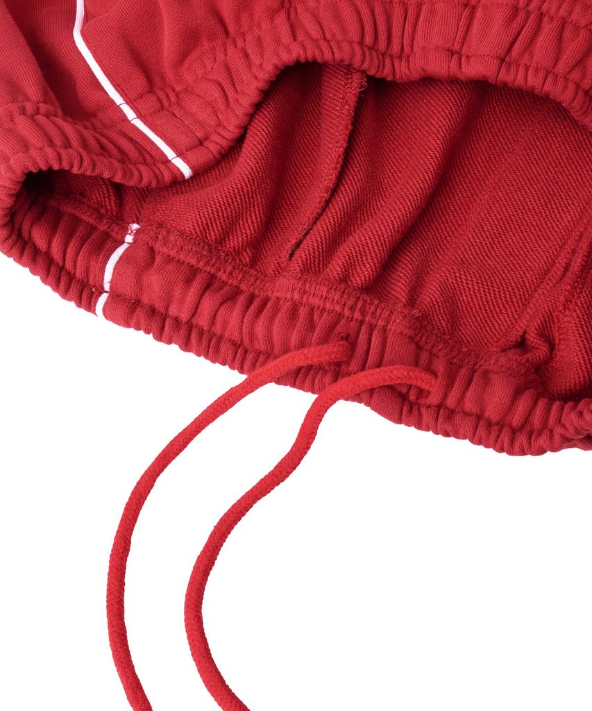 PHYPS MOTORCYCLE Racing Piping Sweatpants Red