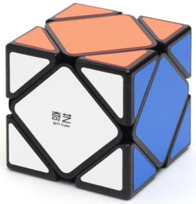Kancharo Skewb Cube [Includes Pouch for Convenient Storage] (Black, Skewb)
