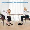1Pcs 2In1 Adjustable Foot Rest For Under Desk Chiropractor-Endorsed Ergonomic Footrest Premium Comfort