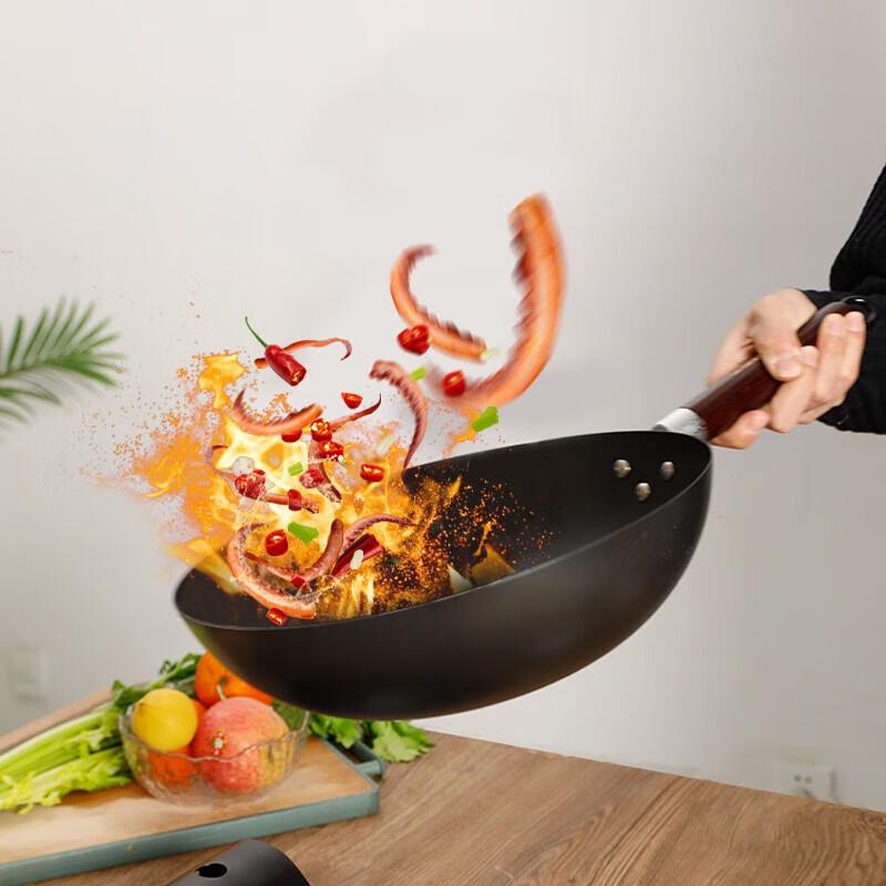 Shangheng Non-Coated Frosted Iron Wok