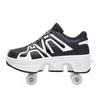 Kinder Rollschuhe Bühne personalisiert Sport Rollschuhe Unisex Vierrad-Rollschuhe Lässige Deformations-Parkour-Sneaker