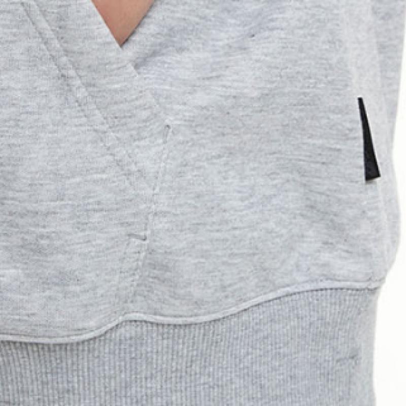 New Balance Nbn0f11203 Uni Essential Small Logo Hoodie Grau