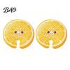 Multi Purpose Kitchen Scrubbers 2PCS Fruit Shaped Dishwashing Sponges, Pears/Oranges/Apples Shape, Wood Gadgets for Cleaning Pulp Cellulose
