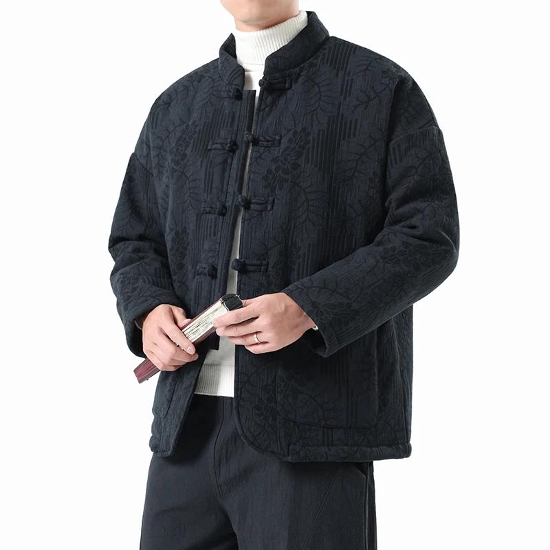 Traditional Chinese Parkas Winter Men Retro