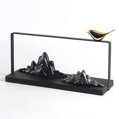 Modern New Chinese Style Landscape Mountain Ornaments Tea Room Model Room Zen Hotel Entrance Desktop Micro Landscape Decorations