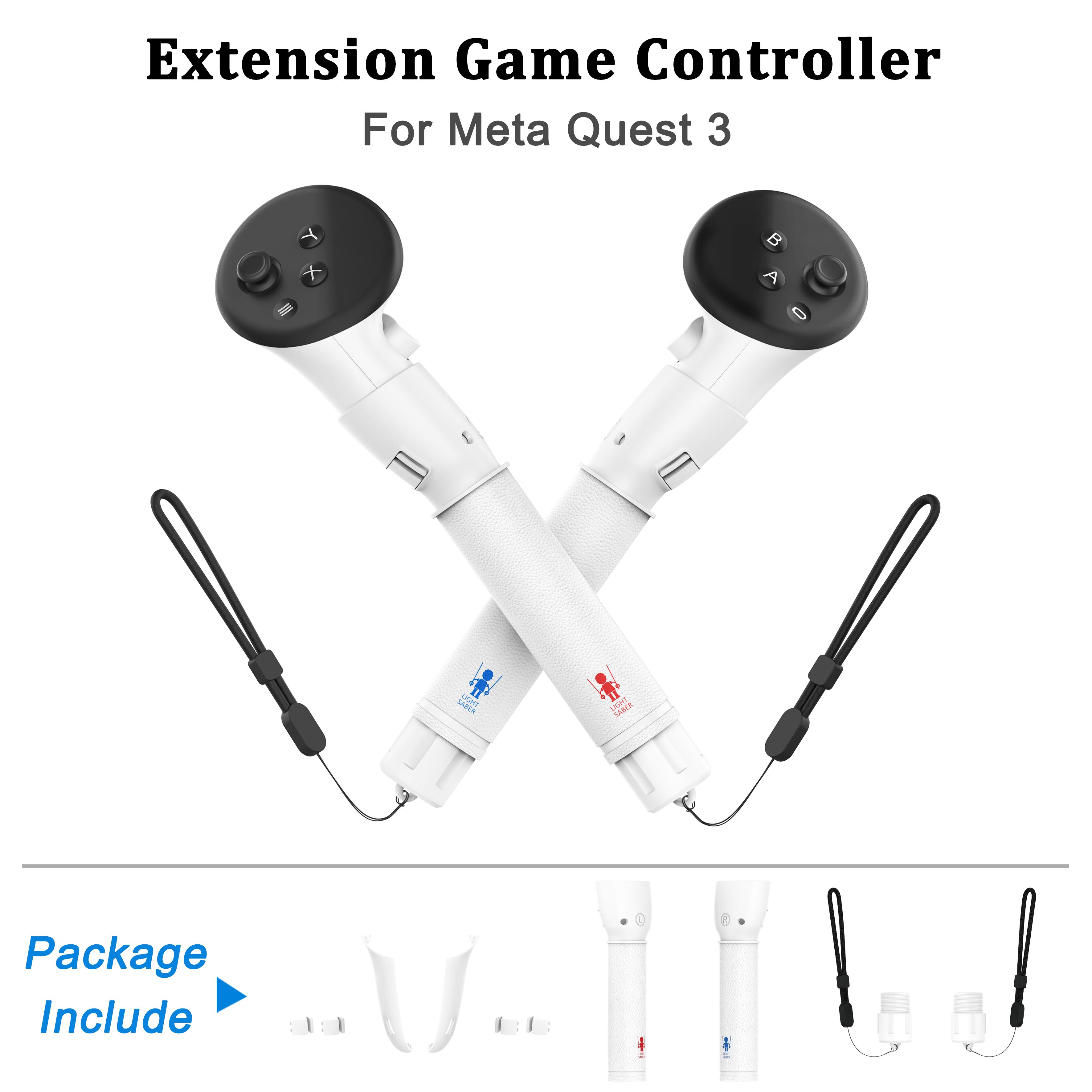 

VR Games Controller Extensions Long Arms для Meta Quest 3 Handles Golf Club GorillaTag Grips для Meta Quest 3 Accessories