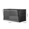 Clear Acrylic Display Case for Action Figures, Dustproof and Stackable Organizer, 23.2x12.2x14.3cm