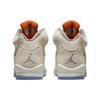 Air Jordan 5 Retro SE Craft GS Açık Orewood Kahverengi Çocuk Spor Ayakkabı Krem Güvenlik-Turuncu Düz-Kalaylı FD9220-180