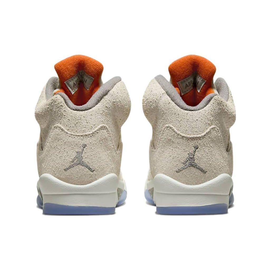 Air Jordan 5 Retro SE Craft GS Açık Orewood Kahverengi Çocuk Spor Ayakkabı Krem Güvenlik-Turuncu Düz-Kalaylı FD9220-180
