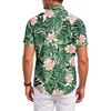 Men's Casual Fashion Printed Short-Sleeve Shirt