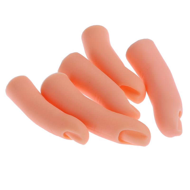 5Pcs/Set Nail Art Trainer Practice Training Finger Model Acrylic Gel Salon Tools
