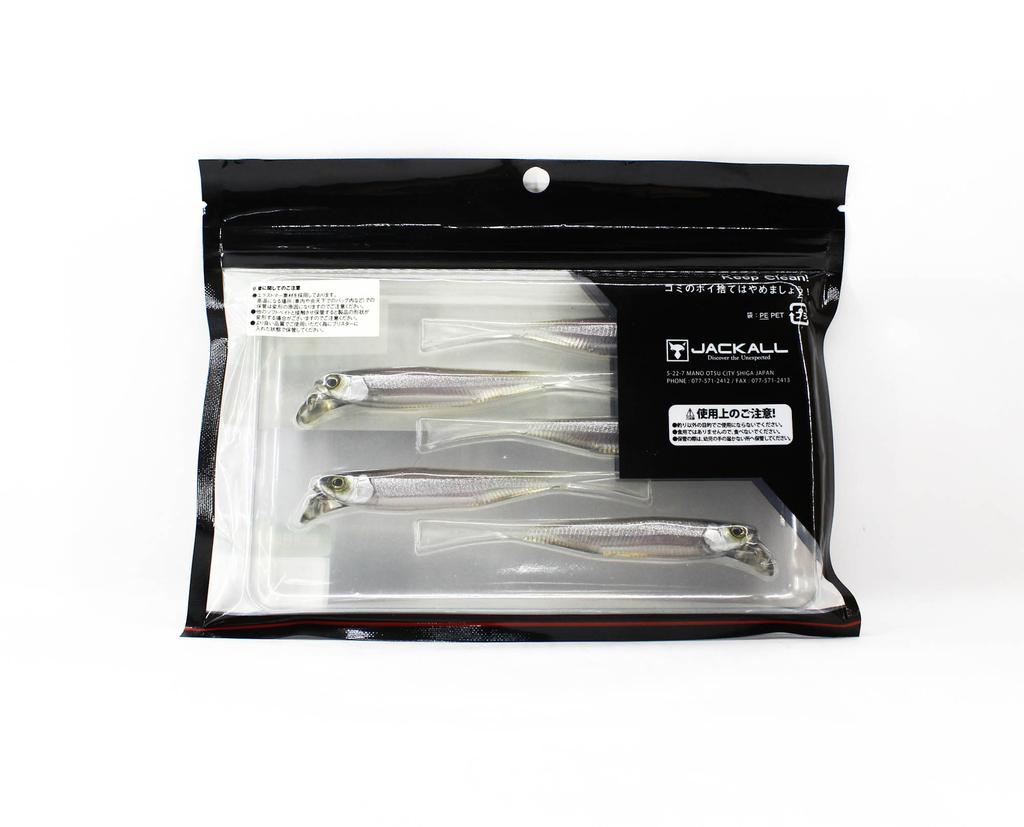 Jackall Soft Lure Drift Fry Elastomer 4 Inch Super Clear Wakasagi (3709)