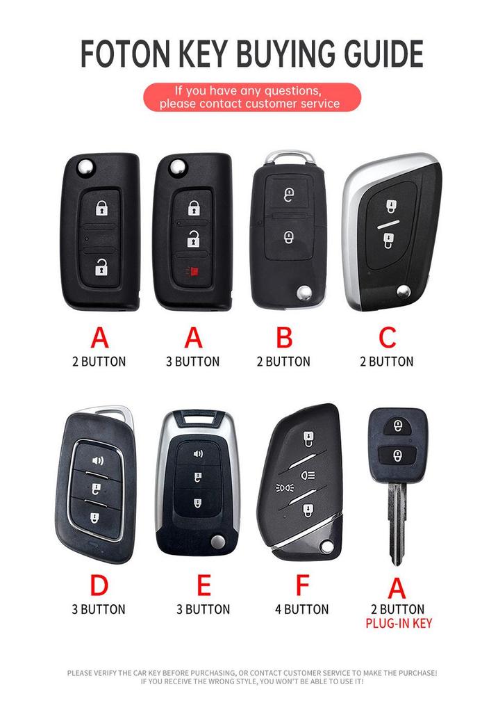 Foton Aumark S1/S3 & Aoling Speed Transport PRO Leather Key Fob Holder