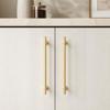 Minimalist Brass Cabinet Pulls Durable Gold Drawer Knobs Solid Brass Handles  Cabinetry,Furniture