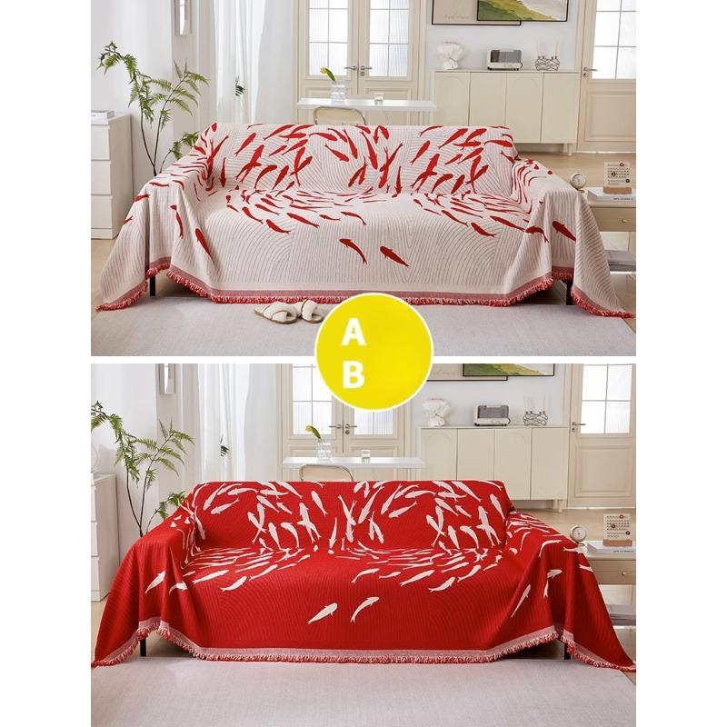 Chenille Releases High-end Cover Cloth, All-season Full-cover AB Surface Sofa Towel, and New Sofa Blanket