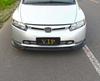 Compatible with 2005-2011 Honda Civic 8th Gen Front Lip Corner Spoiler Kit