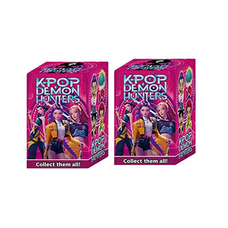 10-piece blind box Q Version K-pop Action Model PVC Toy Derpys Saja Boys Rumi Mira Zoey Sussy Figurine Doll For Fans Gift