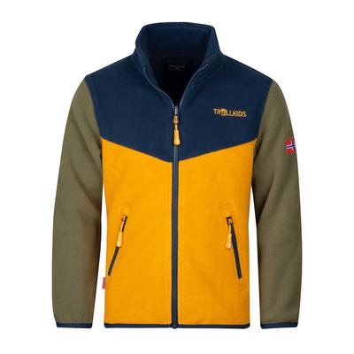 Trollkids Kids Oppdal Jacket XT Fleece Jacket Multicolor Zip-up Sweatshirt (414-331)
