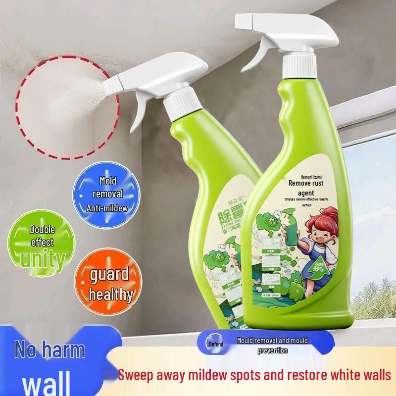 Household Wall Mold Remover: Anti-Mold Spot Remover and Mold Removal Agent for White Walls