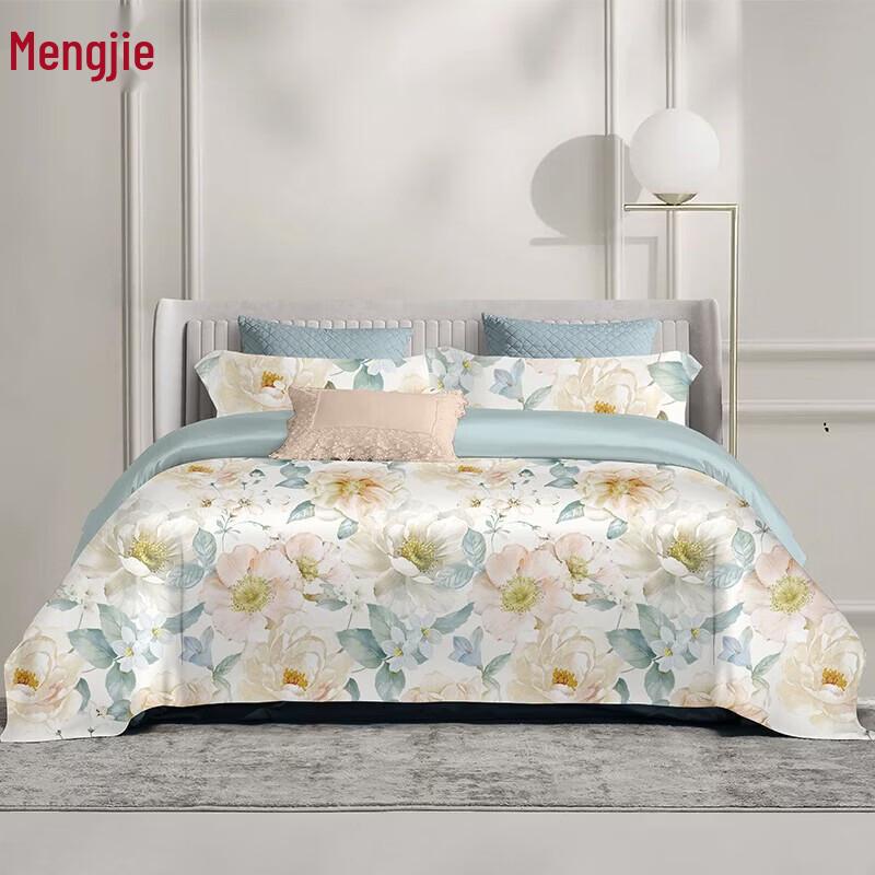 Mengjie Home Textiles  Flower Language  Pure Cotton Printed Bedding Set
