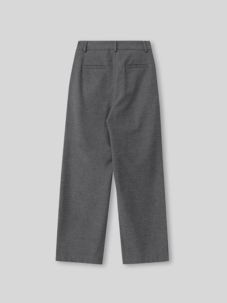 Deomiteun Mod Wool Button Pants (Charcoal)