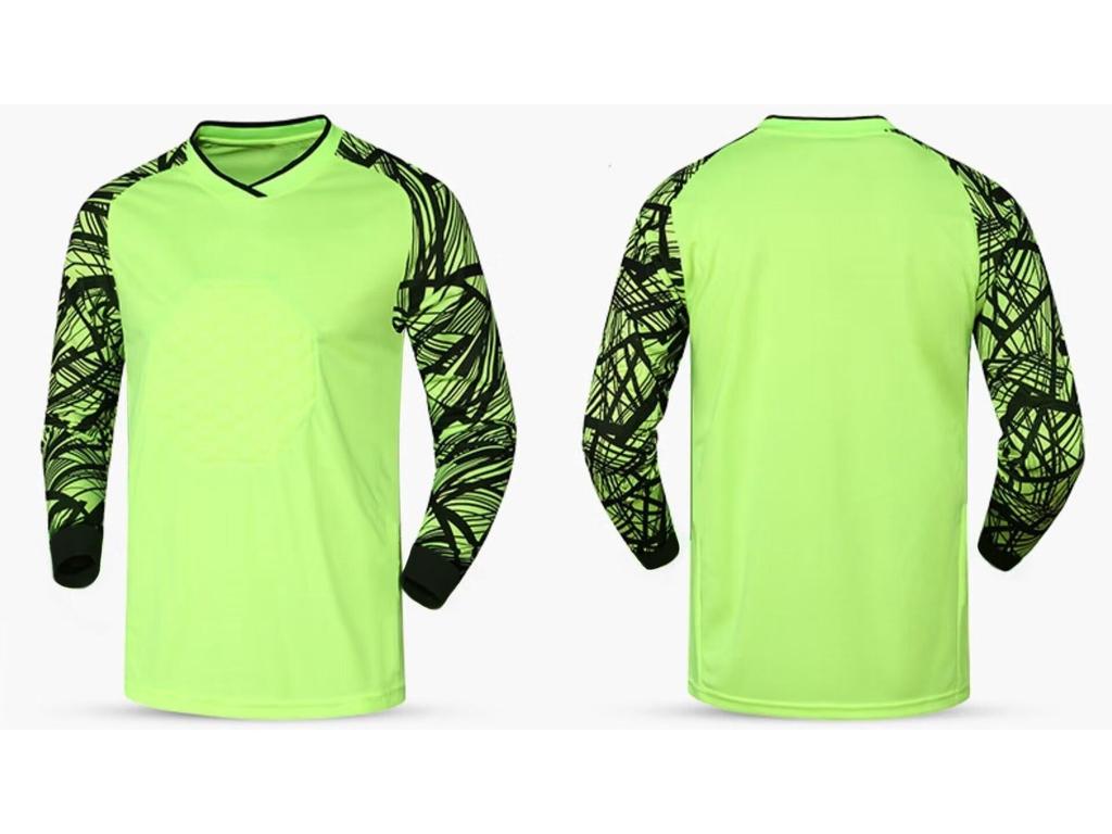 Goalkeeper Long Sleeve Padded Jersey Set - Anti-Fall, Anti-Collision Football Uniform