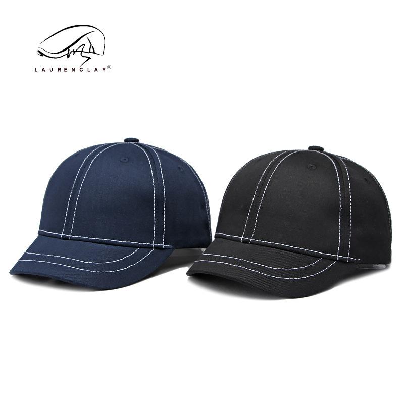 Spring and summer thin denim hard top short brim baseball cap men and women trend street breathable simple retro cap