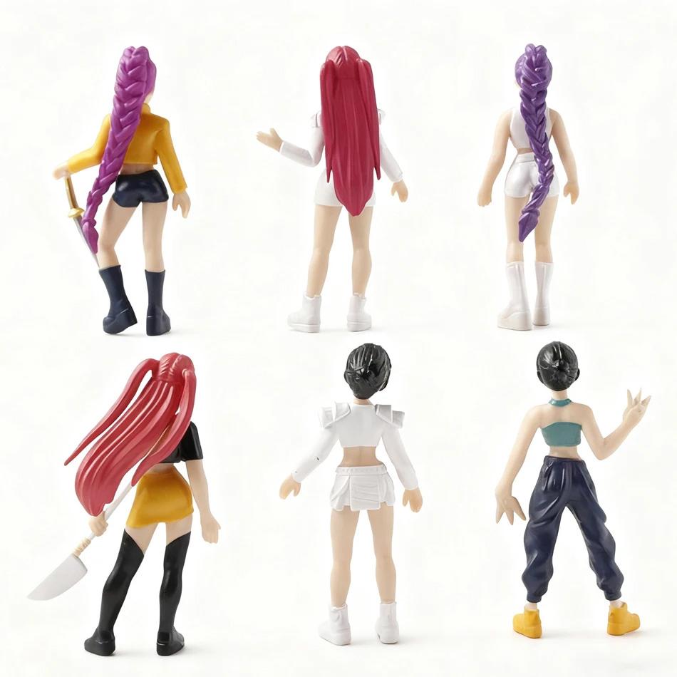 6 Stile Kpop Dämonenjäger Actionfigur Blind Box Spielzeug Derpys Tiger Rumi Mira Zoey Sussy Figur Puppe Für Fans Überraschungsgeschenk