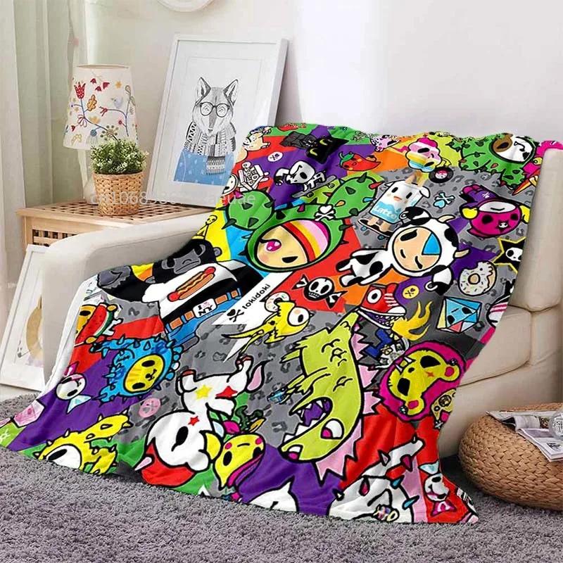 Japanese Style Tokidoki Blanket Anime Fantastic Print Flannel Blankets for Beds Sofas Warm Bed Soft Blanket
