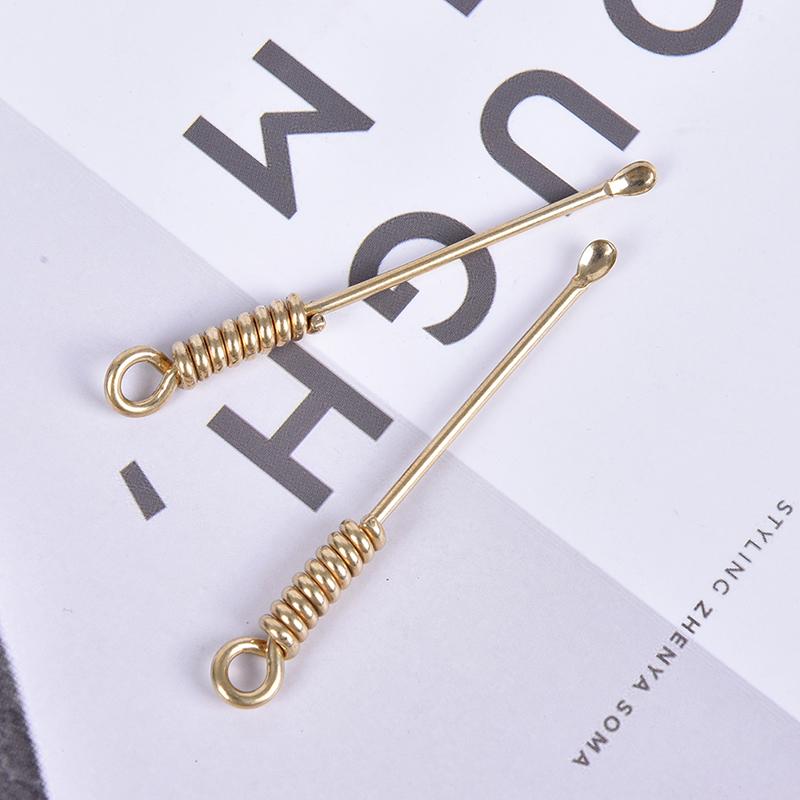 Ohr Pick Ohr Wachs Entferner Vintage Messing nackte Frauen Schlüsselanhänger kreatives Design