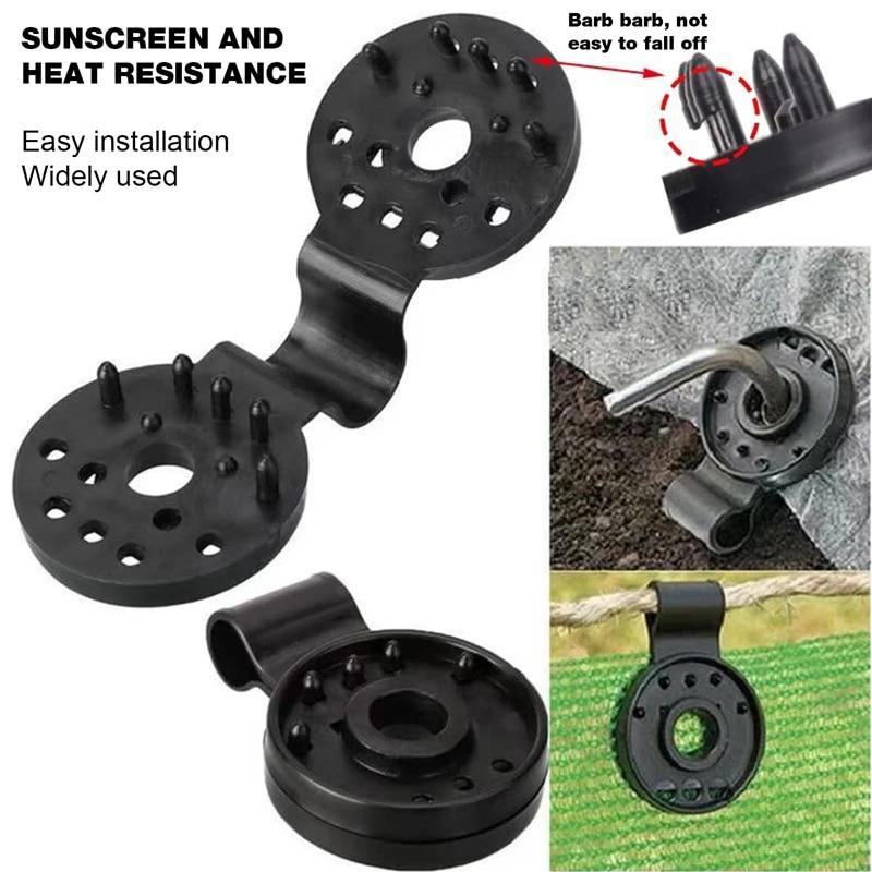 50Pcs Shade Cloth Clips Shade Fabric Clamps Grommets For Net Mesh Cover Sunblock Fabric In Garden Backyard Greenhouse Fixer